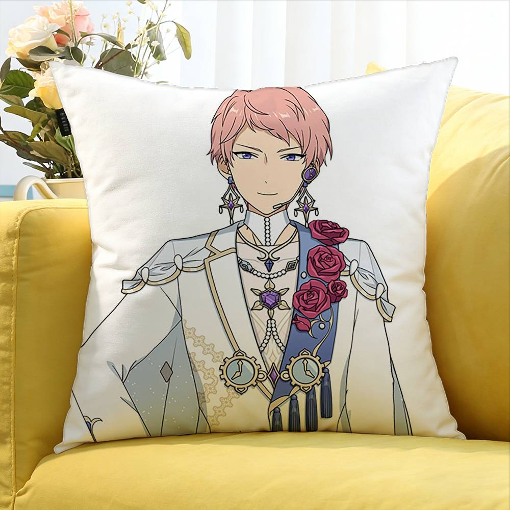 Shu Itsuki Anime Character Various Sizes Square Pillow Case For Car Home Bedchamber Decor