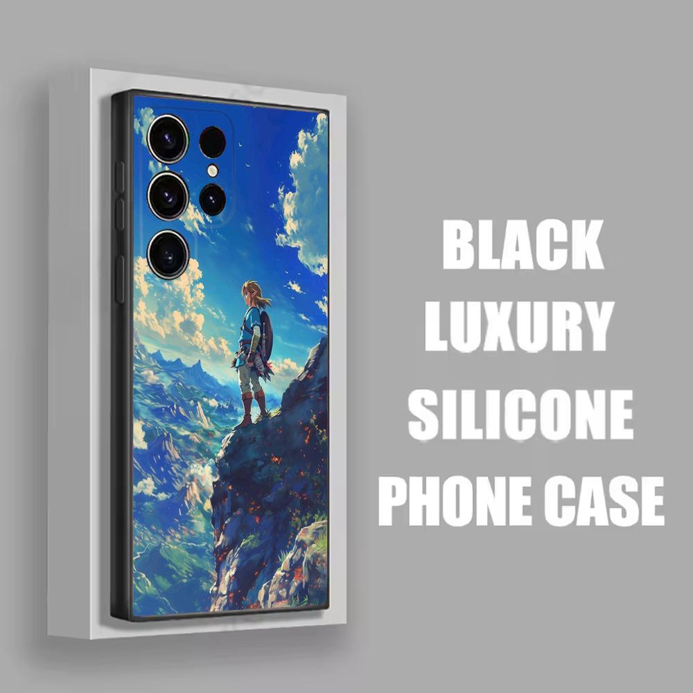 The Legend of Z-Zelda Phone Case For Samsung S25,S24,S21,S22,S23,S30,Ultra,S20,Plus,Fe,Lite,Note,10 Black Soft Shell