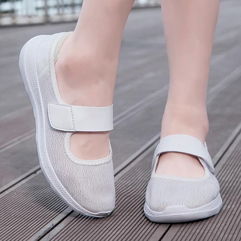 2025 Summer Women Casual Shoes Soft Portable Sneakers Walking Shoes Flat Soles for Women Breathable Slip On Shoes