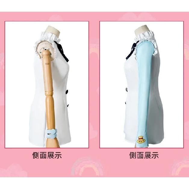 Anime Film RED Uta Cosplay Costume Wig Earphone Women Girls Daily Coat Dress Adult Children Halloween Carnival Party Outfit