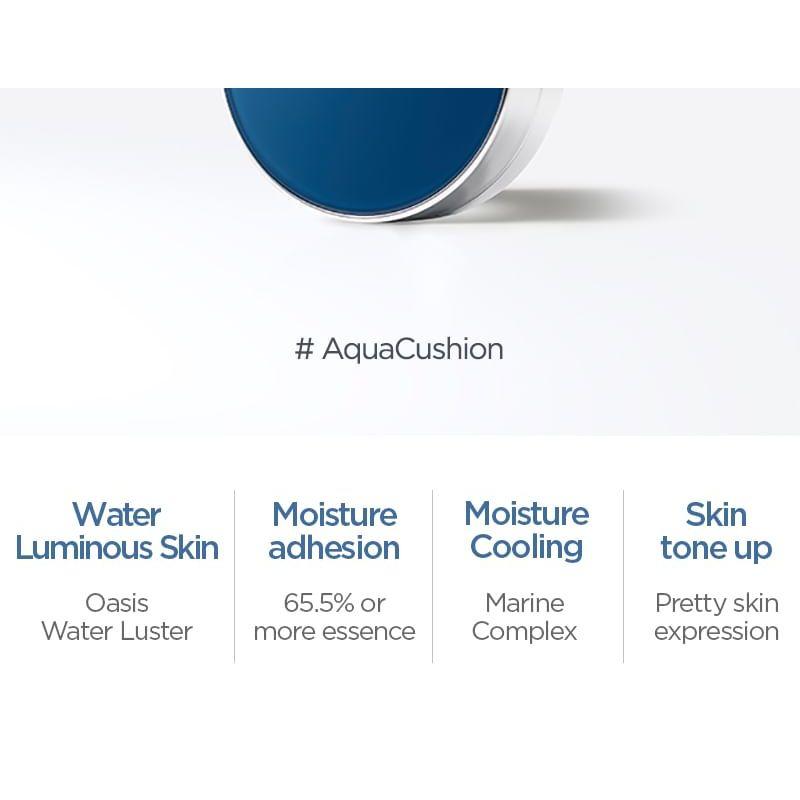 KLAVUU - Blue Pearlsation High Coverage Marine Collagen Aqua Cushion SPF50+ PA+++ 12g