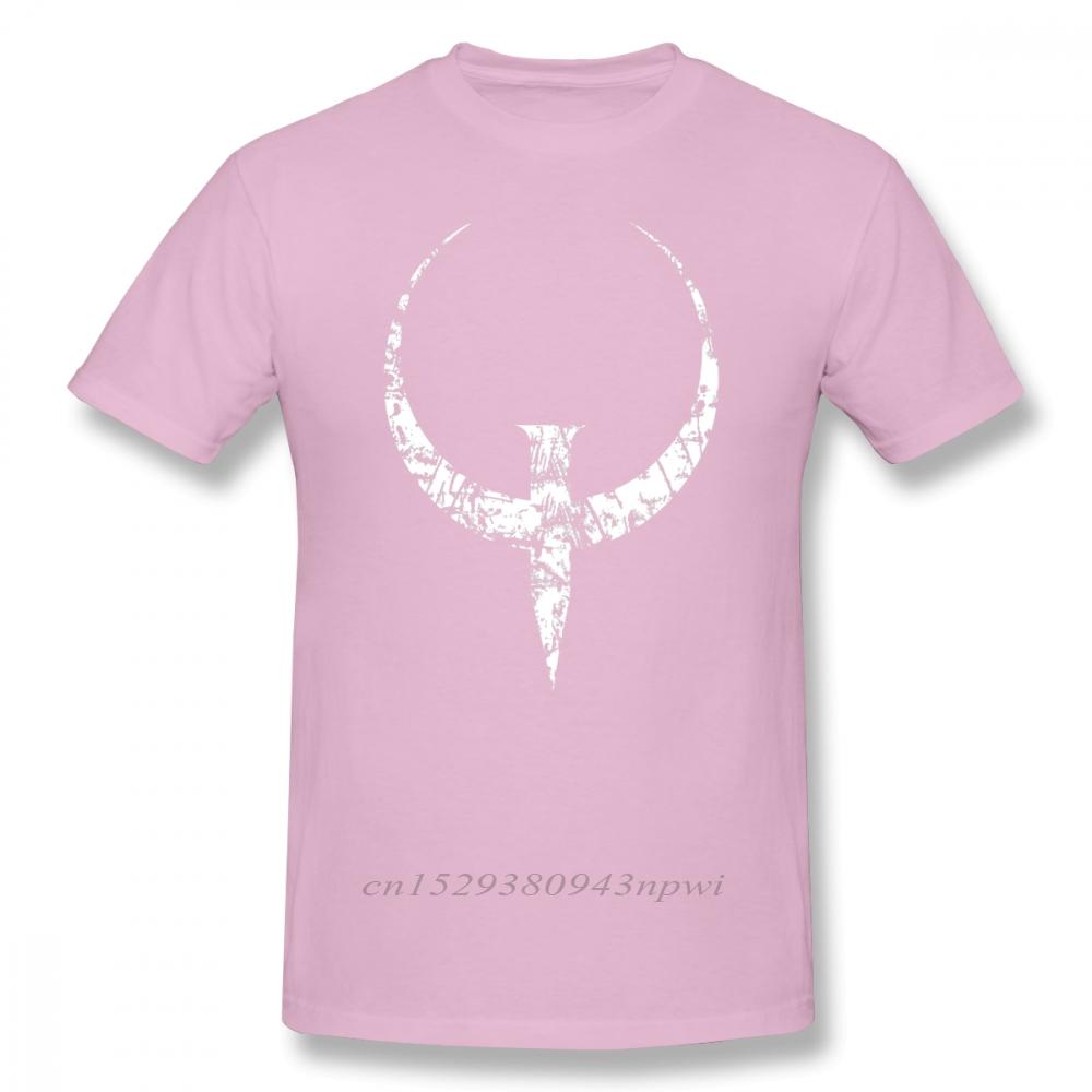 Quake T Shirt Quake White TShirt Graphic 100 Cotton Tee Shirt Men Short Sleeve Classic Cute Tshirt