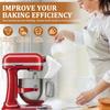 2PcFlour Funnel Kitchen Aid Mixer Stand Mixer Attach for Kitchenaid Artisan Ksm150/KSM70 4.5/5/7-Qt Tilt-Head Stand Mixer Funne