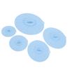 Silicone Lid Set Heat Resistant Reusable Microwave Splatter Cover Food Suction Lid for Bowls Pots Pans 5pcs