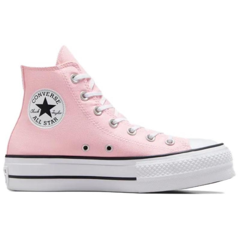 Converse All Star Lift Comfortable Casual High-Top Canvas Shoes Women's Pink