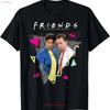 Friends Chandler Ross Retro T Shirt Vintage Washed Slightly Graphic Top For Everyday Wear Versatile Comfortable Streetwear