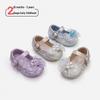 Spring 2026 Baby Girl Bowknot First Walker Shoes - Soft Sole Korean Style Princess Shoes