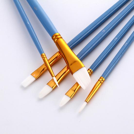 10 sztuk/zestaw Różne rozmiary pędzelków malarskich dla artysty akwarelowy obraz olejny