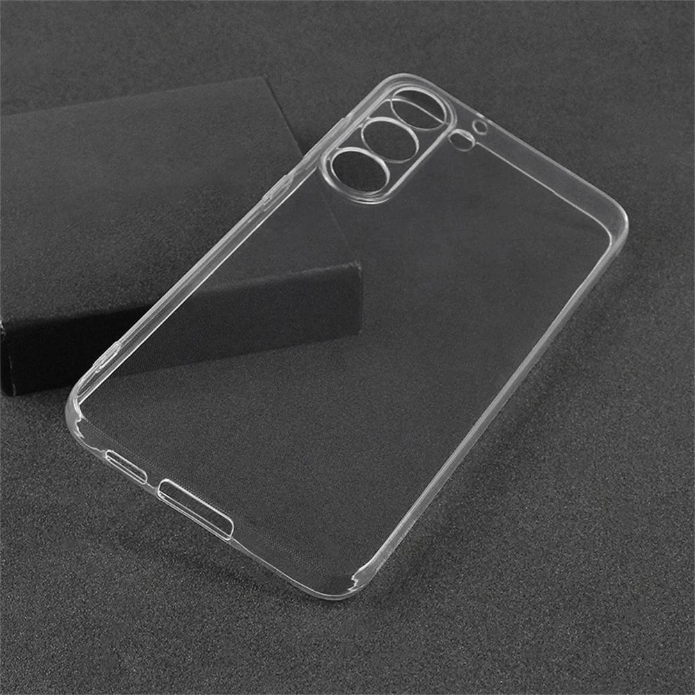 TPU Clear Transparent Phone Case For Samsung Galaxy S20 S21 S22 S23 S24 S25 Plus UItra S20 FE Simple Slim Soft Protective Cover