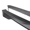 Universal 2Pcs Car Rear Bumper Splitter Diffuser Spoiler Lip Carbon Fiber Look