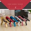 Portable 6-String Guitar Tunings Clamp Light Weight Quick Release Capo for Guitars, Ukulele, Bass, Mandolin, Banjo