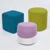 All-Inclusive Small Stool Cover Jacquard Ottoman Elastic Case Square Round Shoe Changing Stool Slipcover Furniture Protector