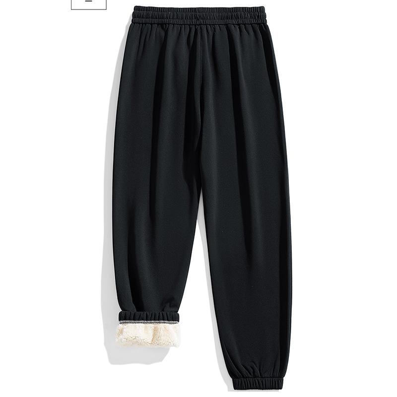 Autumn and Winter New Fleece Thick Warm Pants Men's Casual Loose Comfortable Plus-Size Pants 5XL