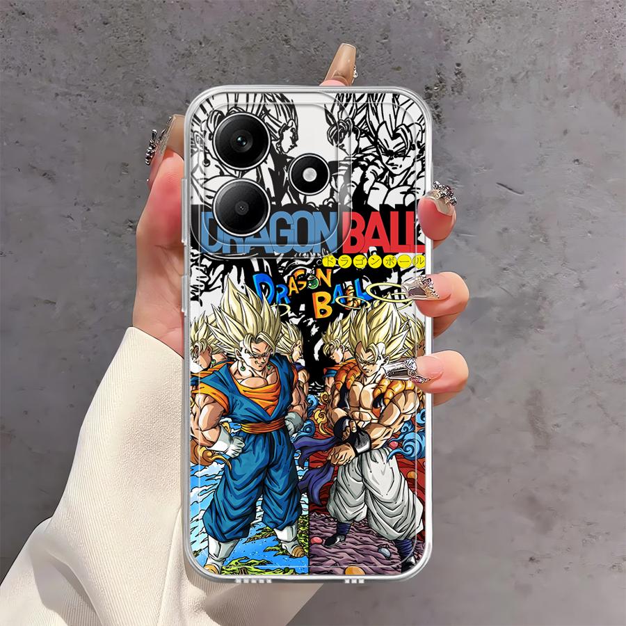 Soft Phone Cover Case for Xiaomi Redmi Note 14 Pro Plus 12S 9 10 13C A4 11 10S 12 Note 13 14C 11S Dragon Ball Son Goku