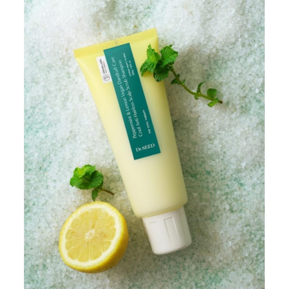 

Dr.seed Peppermint Lemon Vegan Hair Loss Dandruff Scrub Shampoo 250g NONE
