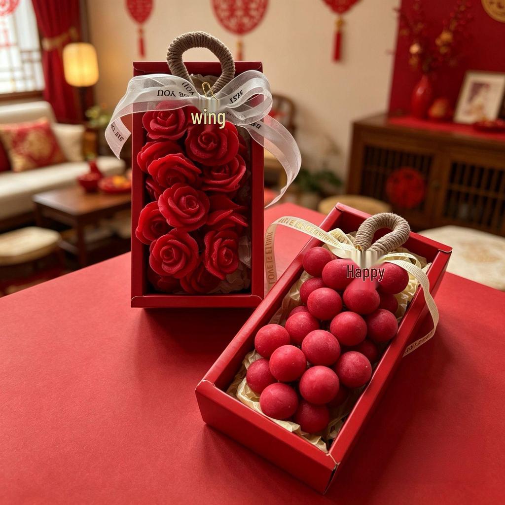 Festive Handmade Scented Grape Soap - Wedding Favors & Birthday Gifts
