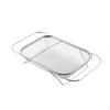Stainless Steel Sink Basket with Telescopic Frame Rust-Resistant Fine Mesh