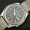 AUTOMATIC 7009A VINTAGE SEIKO JAPAN MENS BLACK COLOR DIAL WATCH A701660-5 R206c-a701660