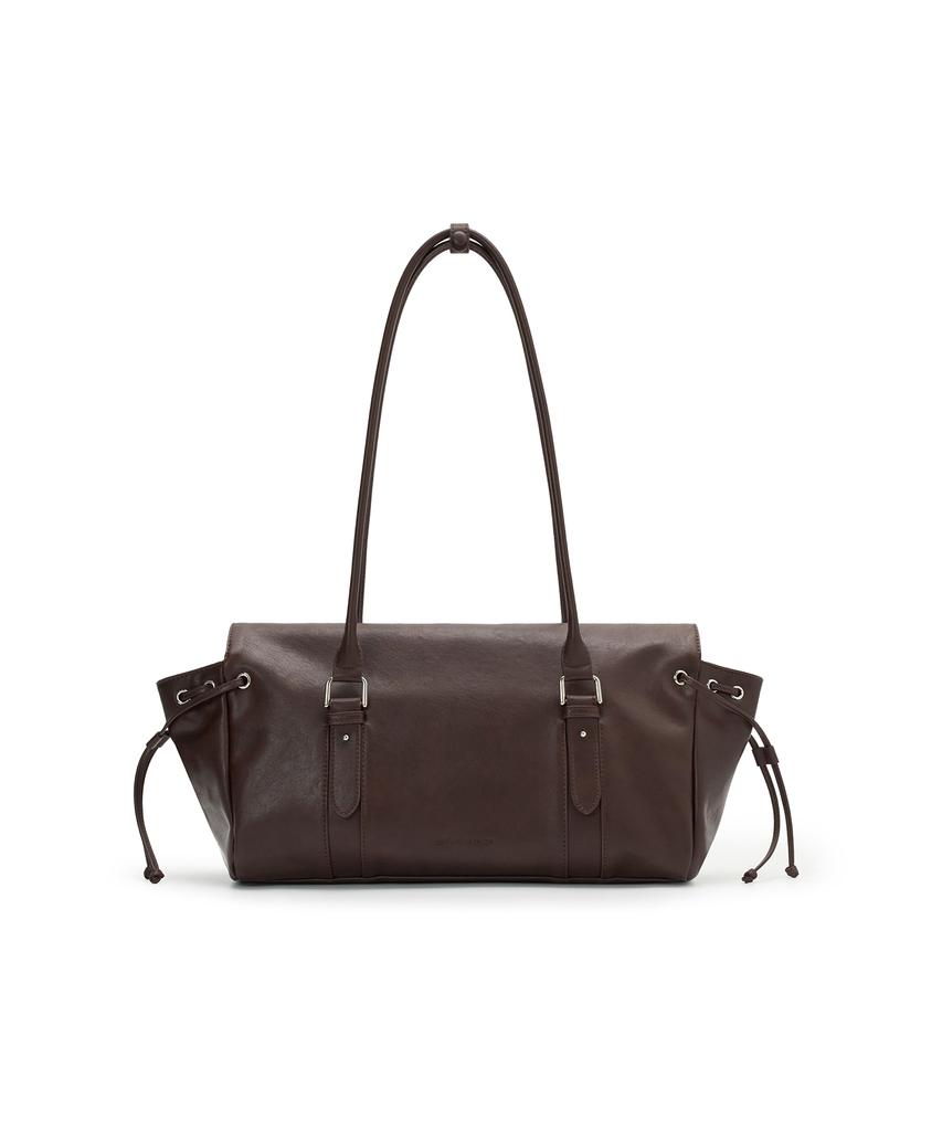 Parfum De Laube Roxie Buckle Shoulder Dark Brown Large