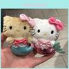 Hello Kitty Meerjungfrauen-Plüsch-Schlüsselanhänger mit Glitzer-Schwanz für Mädchen-Rucksack-Dekoration