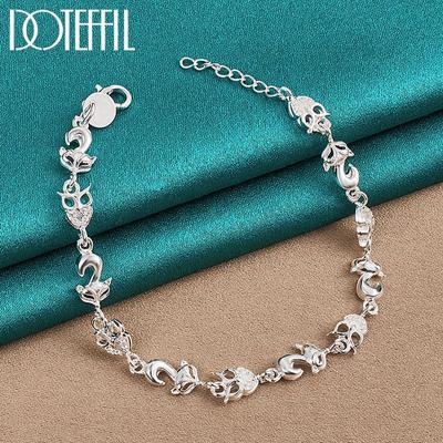 AAA Zirkon Wunderschönes Armband Party Silber Modeschmuck
