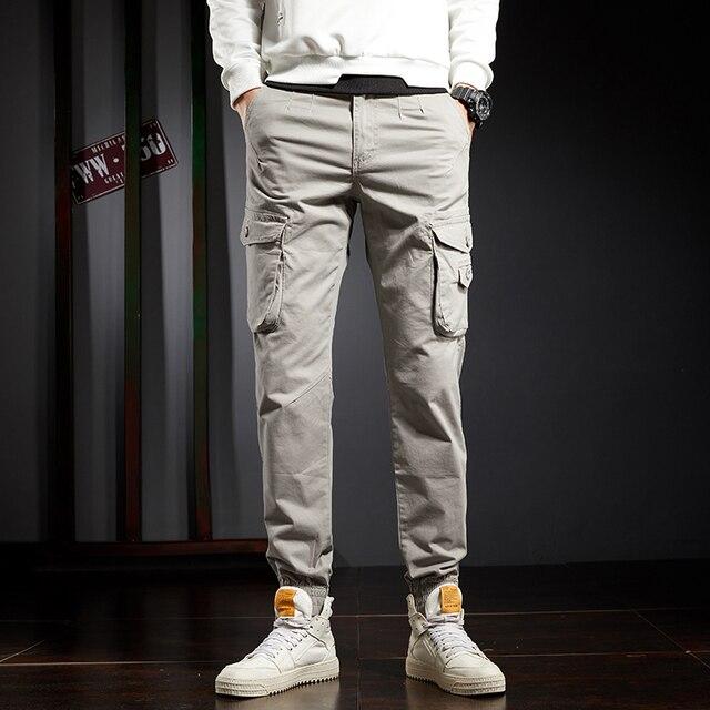 Jantour 2021 Pantalones Camuflaje para Hombre Algodón Casual Pantalones Cargo Militares Joggers Pantalones de Exterior para Hombre Bolsillos 3D Pantalones Harajuku