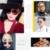 Stylish And Chic Women Ladies Retro Cat Eye Sunglasses Featuring Reflective Fashion Design