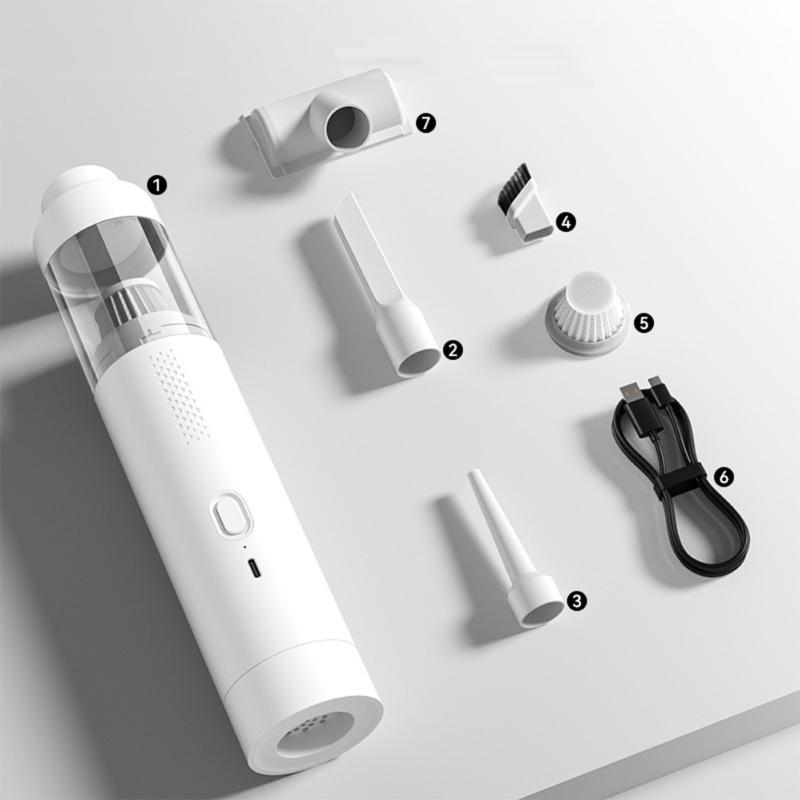 Haushaltsgeräte Staubsauger Trocken Nass Reinigungsgerät 11000Pa 90W USB-Aufladung Handstaubsauger Tragbar Müll Abfall Entferner