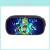 Ben10 Cartoon Pencil Bag With Durable Nylon Material And Spacious Storage For Childrens School Supplies