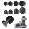 10Pcs M4 M5 M6 M8 M10 M12 Bolt Nut Dome Protection Caps Covers Exposed Hexagon Plastic Screw Protection Covers