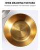 Stainless Steel Golden Sauce Dishes Appetizer Seasoning Serving Dishes Sets Tray Spice Plates Kitchen Tableware
