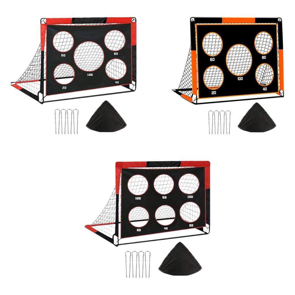 Backyard Soccer Goal for Kids Football Match with Storage Bag Outdoor