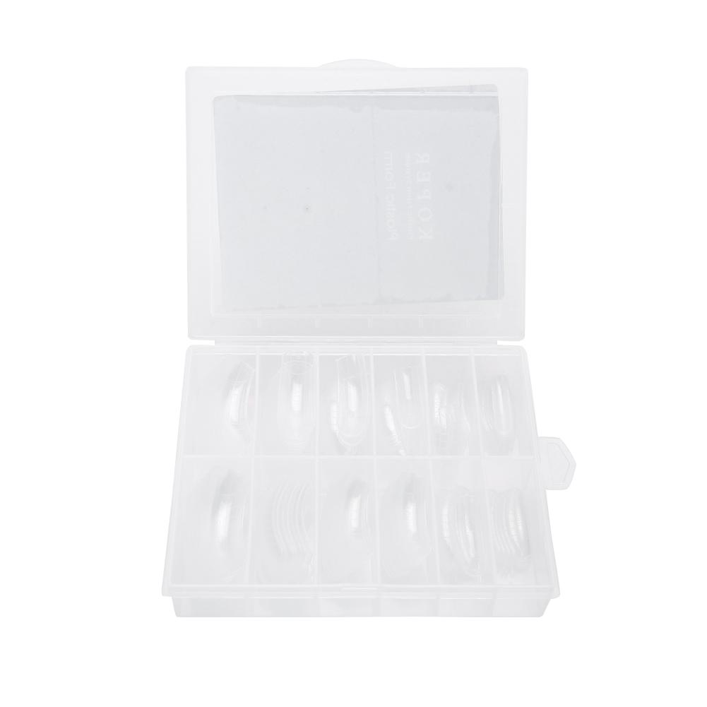 

120pcs Transparent Full Cover False Nail Art Tips Extension False Nails Box 3#
