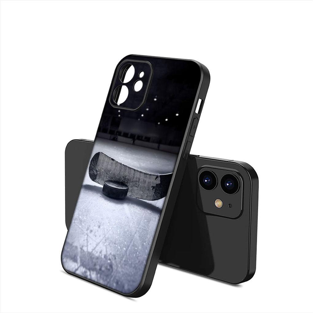 Ice Hockey Cover Phone Case for Apple iPhone 15 14 Plus 13 12 Mini Pro Max XR + 13Pro 14+ 15+ Funda Soft Casing iPhone 12 Mini