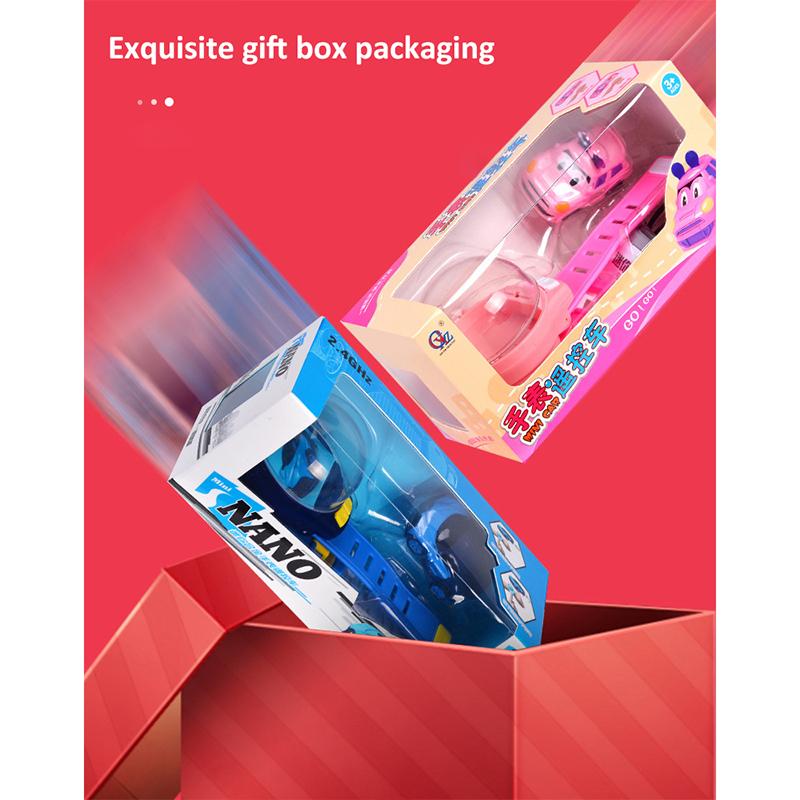 Mini Remote Control Watch Car Cartoon Rc Small Car Rechargeable Racing Kids Boys Girls Birthday Christmas Clock Rc Car Toy Gift