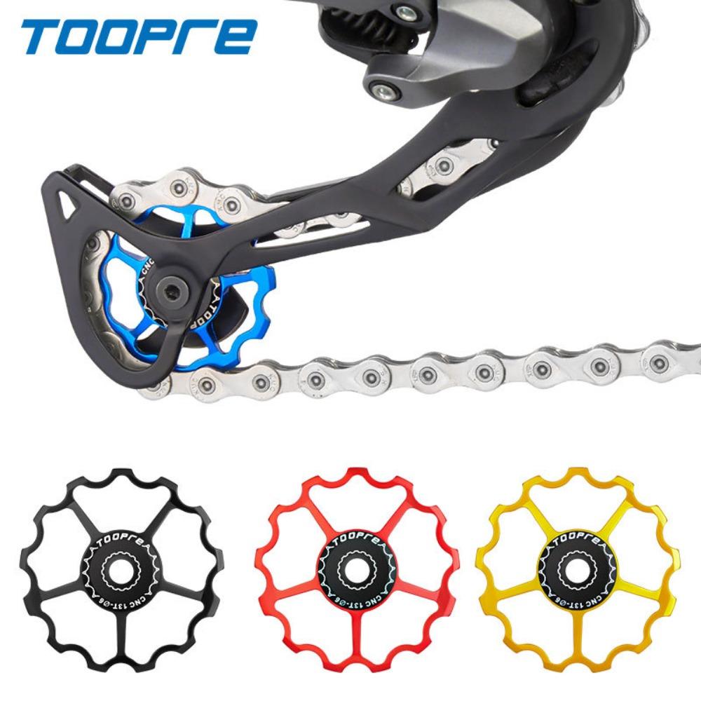 TOOPRE Bicycle Rear Derailleur Guide Wheel Aluminum Alloy Bike Jockey Wheel