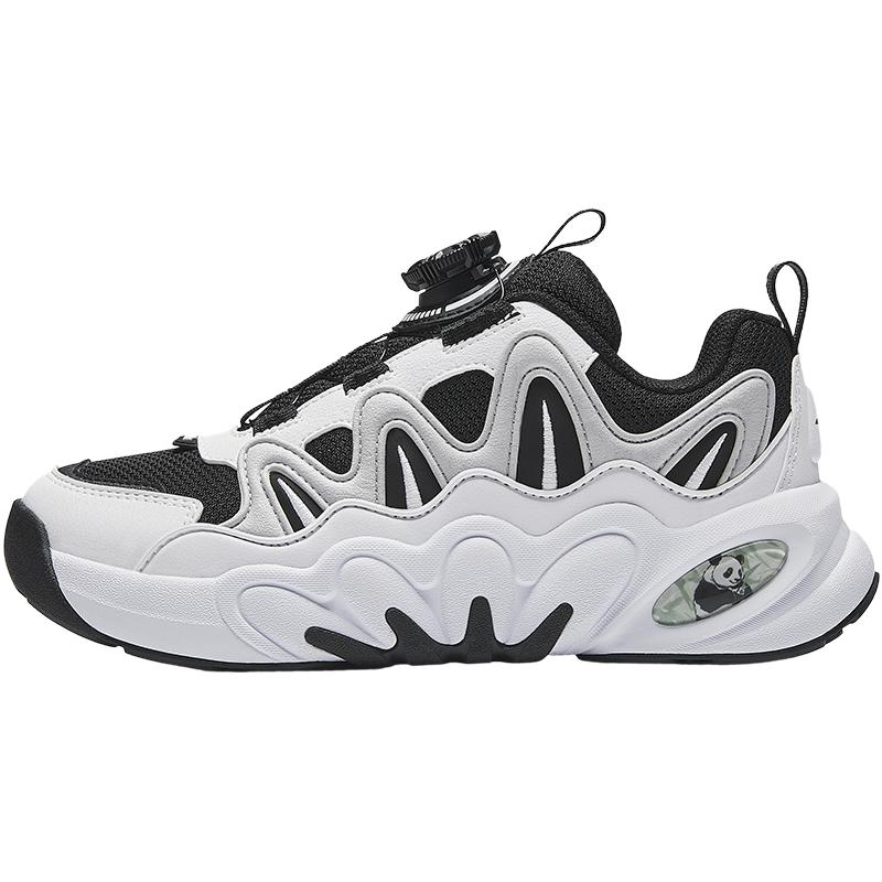 Anta Kids Succulent Synthetic Leather Mesh Comfortable Versatile Lightweight Shock Absorbing Low Top Casual Shoes Men casual shoes 312448810-4