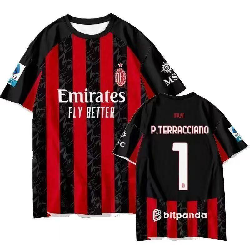 

Домашня футболка AC Milan 2025-26: Версії для вболівальників та гравців з нанесенням 10 Leão та 22 Kaká XXL