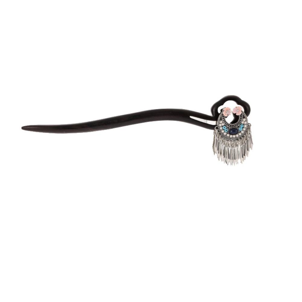 Wood Sandalwood Hair Stick Wooden Hanfu Headwear Chinese Style Hairpin Hairstyle Design Tool