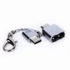 Metall Micro USB 2.0 Buchse auf USB 3.1 Typ C Stecker Konverter USB-C OTG Adapter