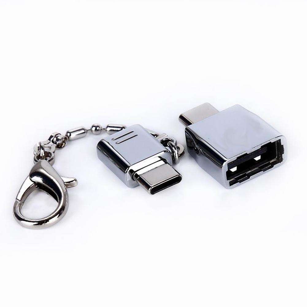 Metal Micro USB 2.0 mamă la USB 3.1 tip C mascul Convertor Adaptor USB-C OTG
