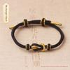 No Self-Woven Bracelet Tied Peace Buckle Lucky Beads Couple Red Rope Men's and Women's Birth Year Easiest for Match Carrying Strap Gift