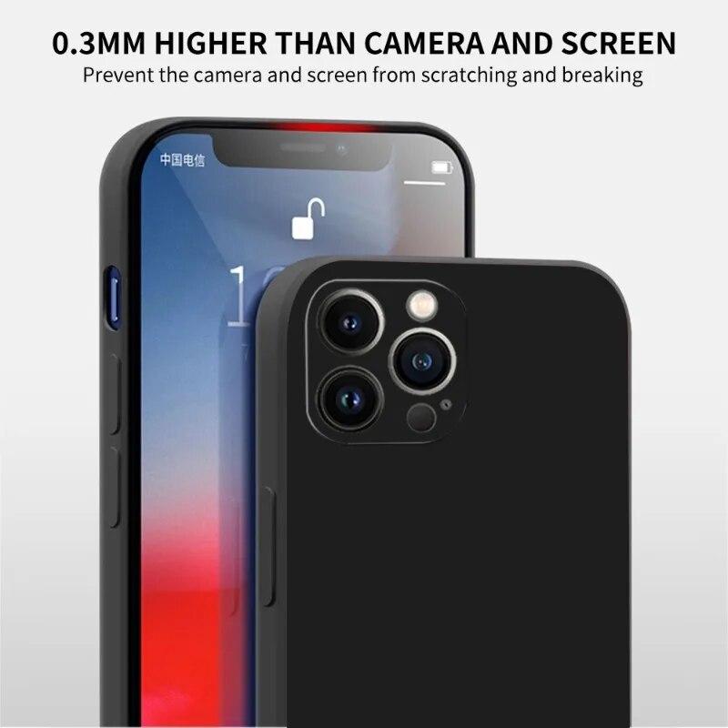 Soft Animation Lovely Phone For Iphone XR 13 Pro 6 6s 14 Max 12 X 7 8 11 Plus Mini XS Silicon Straight Silicone TPU Soft Case Cover