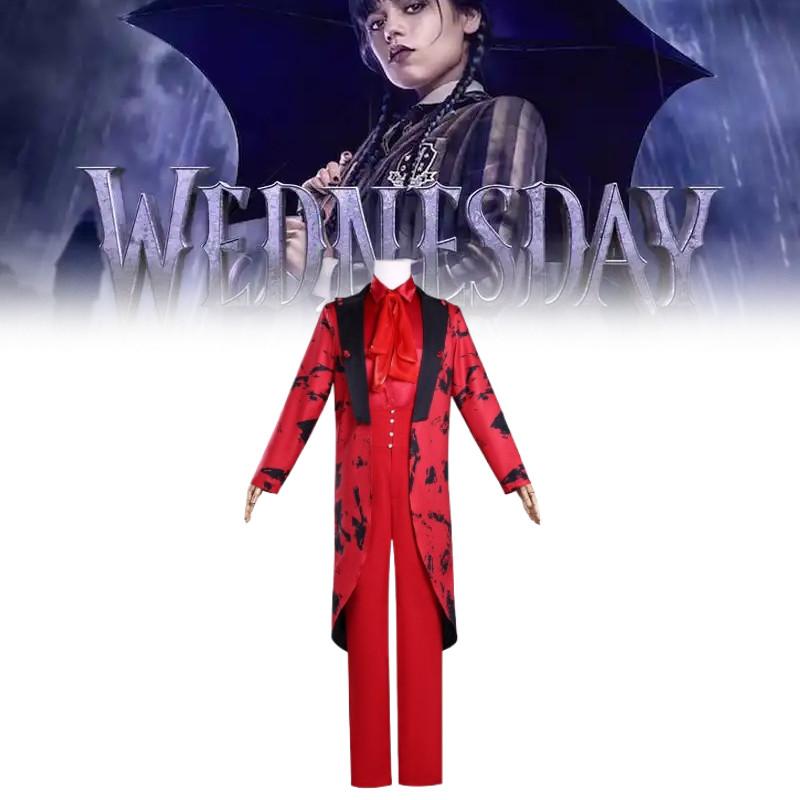 The Addams Family Slurp Cosplay Dress Costume Halloween Performance