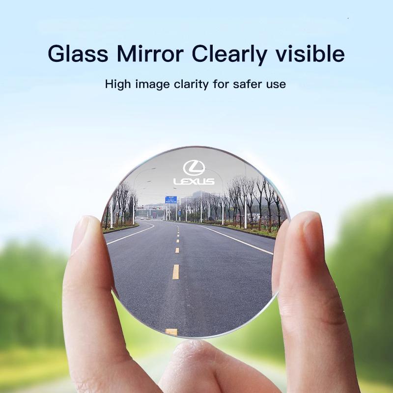 Car Rearview Mirror 360° Small Round Mirror Accessories For Lexus F SPORT ES RX NX LS UX LM LX GX LC RZ IS CT GS RC HS SC TX LB CD4