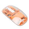 Wireless   3 Mode  5.1  5.1 2.4GHz Mouse Transparent Clear Mouse Re able Silent Mouse for PC Laptop Notebook Computer
