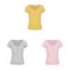 Queen White Vneck Short Sleeve T Shirt For Summer Casual Women