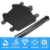 Carbon Electric Bike Number Plate ABS License Plate Set Easy To Install Motorcycle Front License Plates Registration Plate