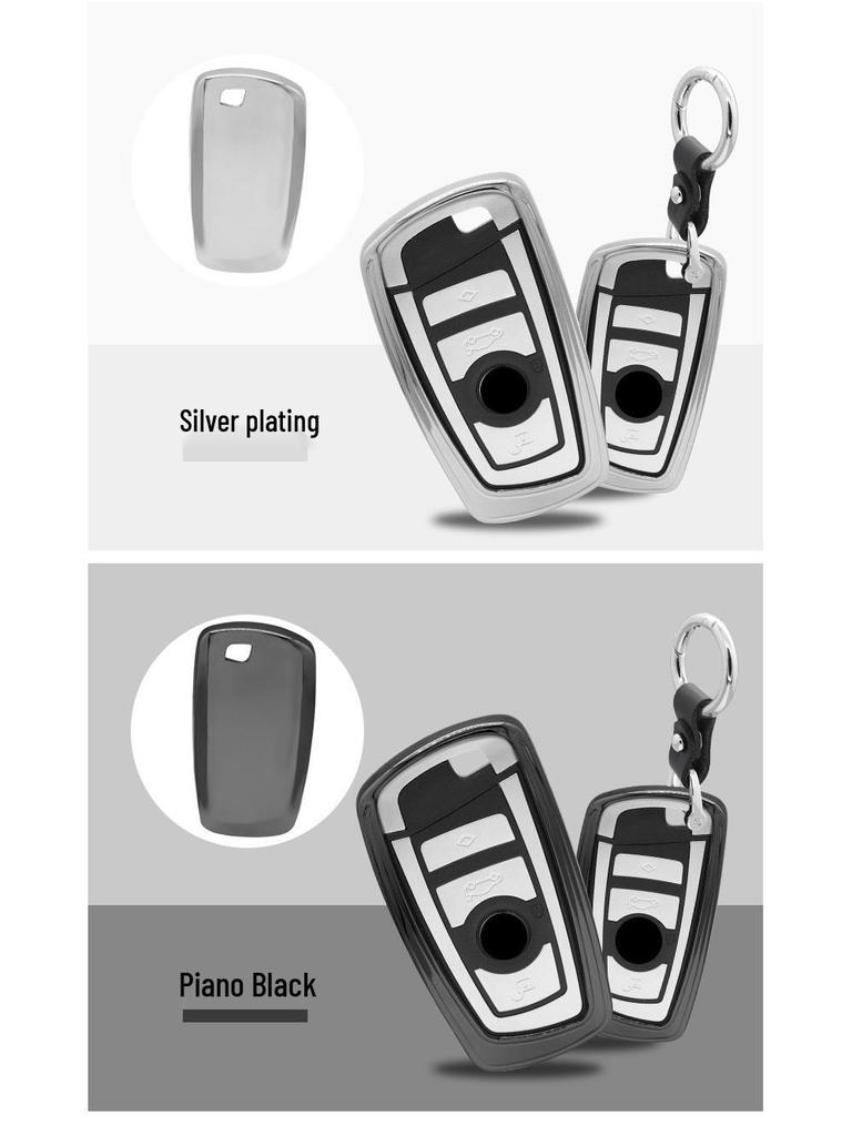 Compatible BMW Key Cover Set: Protective Soft Shell for 3, 5 Series & X5 Remote.