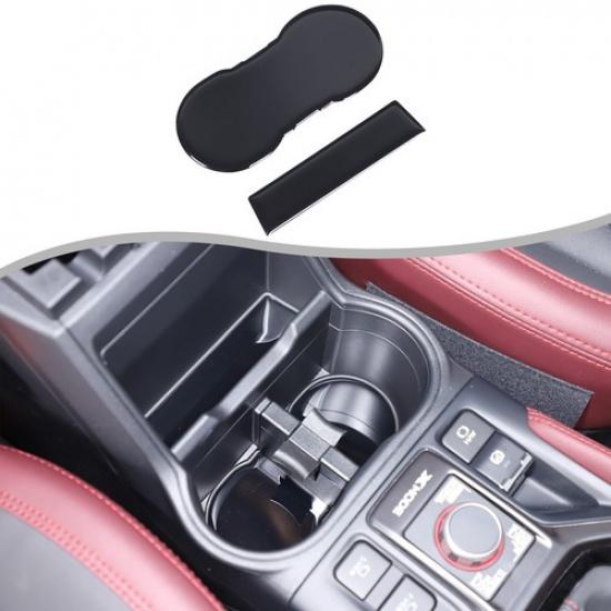

Glossy Piano Black Cup Holder Trim Sticker For Subaru Forester SK 2024